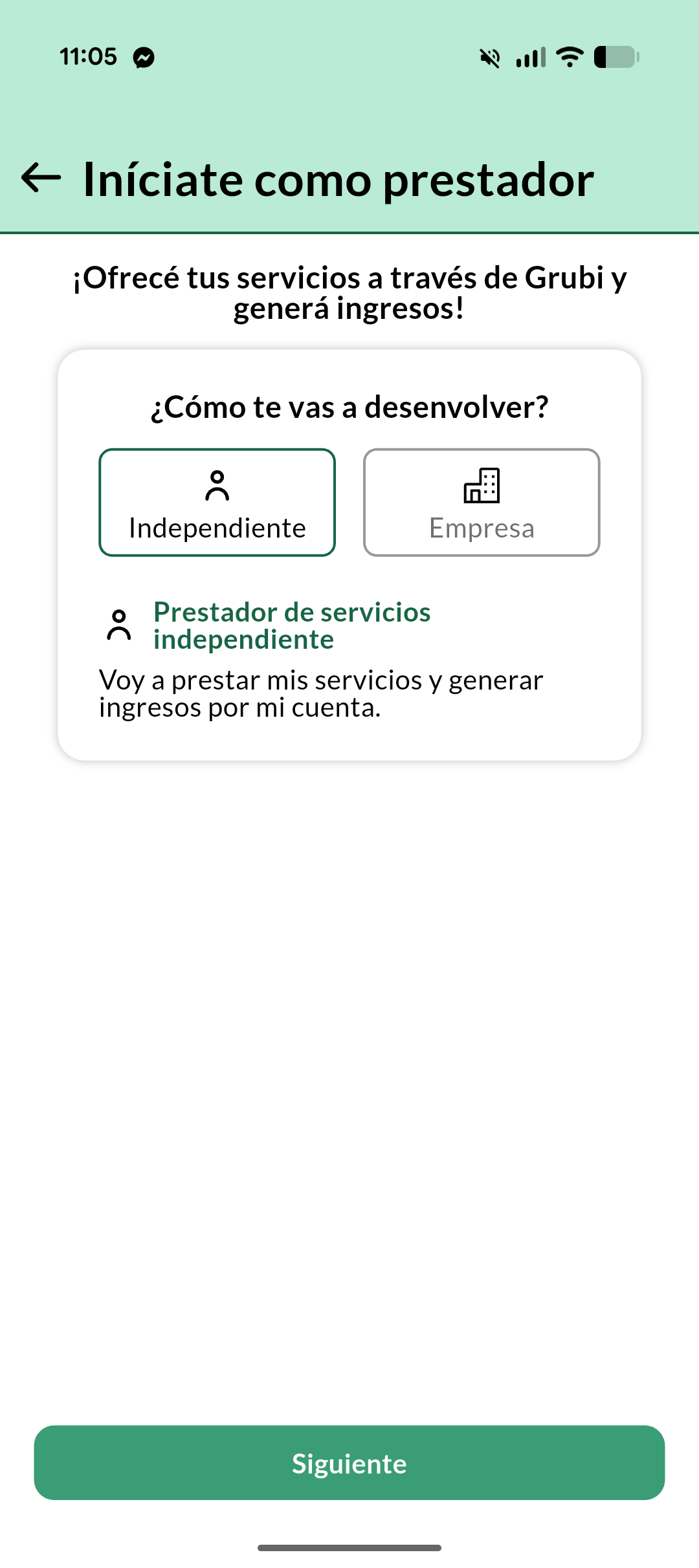 Paso 3 - Elegí tu tipo de cuenta