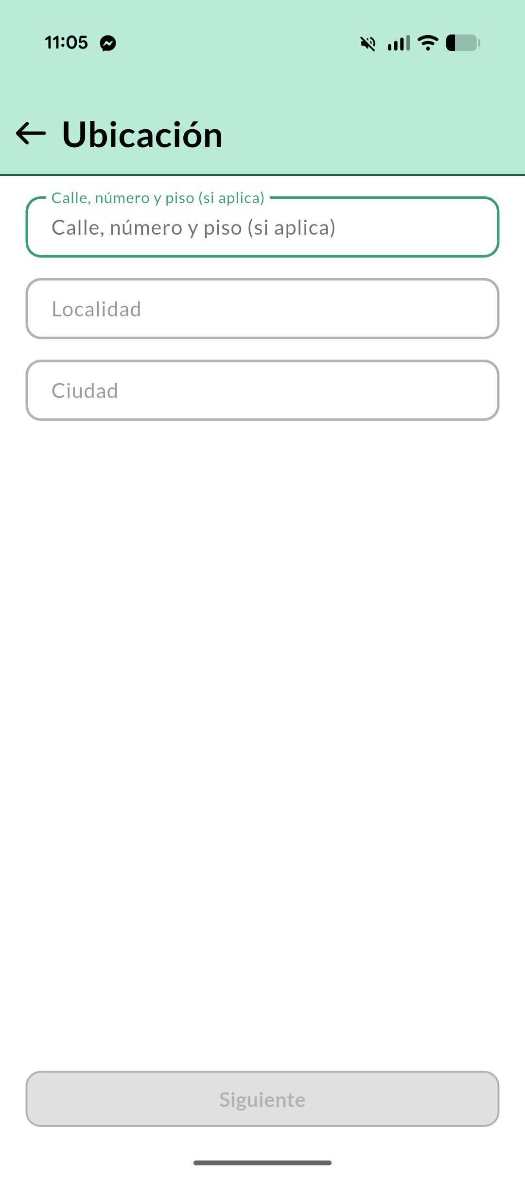 Paso 5 - Ingresá tu dirección